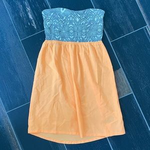 Roxy strapless dress